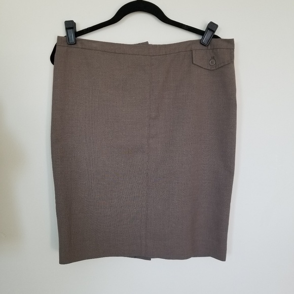 GAP Mocha Pencil Skirt - Picture 2 of 4